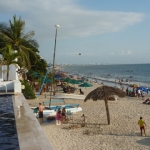 The beach during holiday season